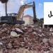 الوحدة المحلية لمدينة رأس البر: تنفيذ أعمال الإزالة للمباني القائمة والمخلفات بحديقة جاردينيا