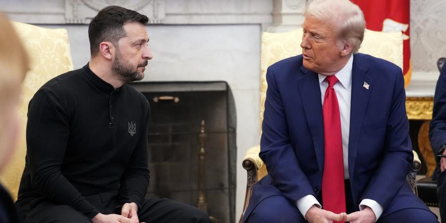 زيلينسكي يريد حضور ترامب محادثات محتملة بين أوكرانيا وروسيا.. ماذا قال الرئيس الأمريكي؟ - الأول نيوز