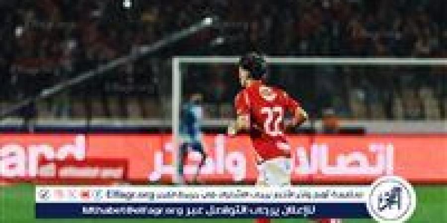 إمام عاشور رجل مباراة الأهلي والبنك الأهلي في الدوري المصري