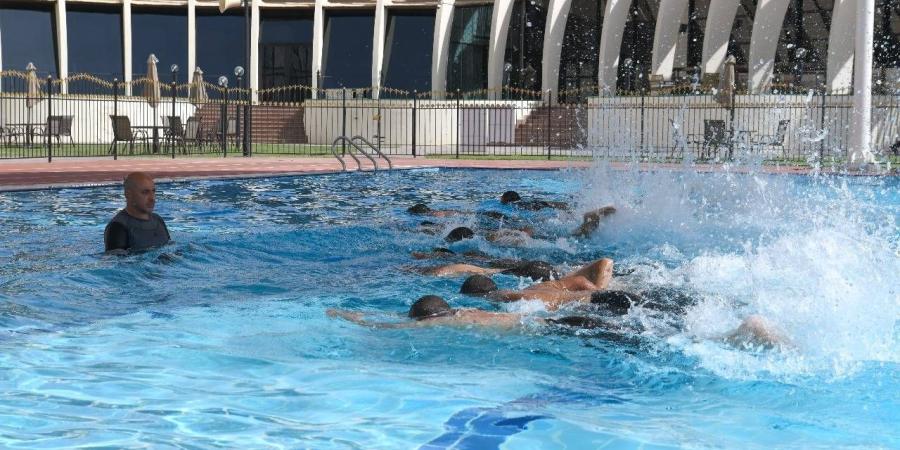 برنامج سباحة لمجندي الخدمة الوطنية
