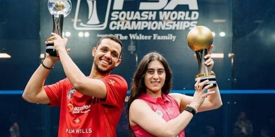 أبطال من ذهب.. مصطفى عسل ونور الشربيني يُهديان مصر إنجازاً عالمياً مزدوجاً