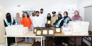 طلبة جامعة دبي يشاركون في مبادرات تطوعية