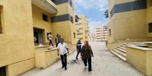 مسئولو الإسكان" يتفقدون أعمال التطوير بمنطقة أرض مطار إمبابة