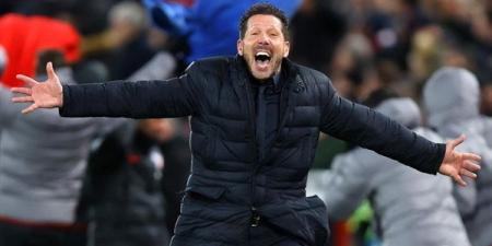 مدرب أتلتيكو مدريد يطالب لاعبيه بإنهاء الموسم بشكل إيجابي