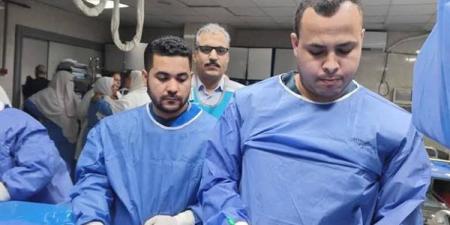 مستشفيات جامعة المنوفية تُجري عمليتي قسطرة ناجحتين لطفلتين من فلسطين