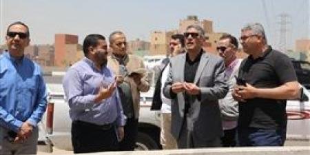 محافظ الجيزة يتابع أعمال التطوير الجارية بطريق مصر إسكندرية الصحراوى