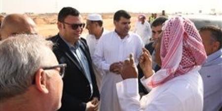 وزير الإسكان يتفقد سير العمل بالتجمع العمراني غرب الضبعة بالساحل الشمالي الغربي