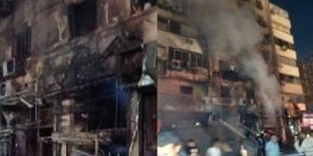 مصرع وإصابة 4 أشخاص في حريق مطعم مصر الجديدة