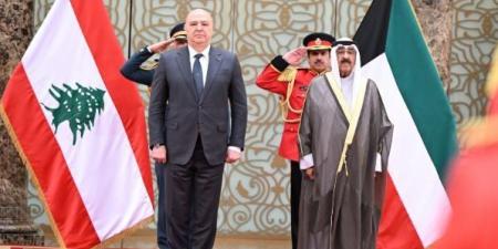الرئيس اللبناني يصل إلى الكويت في زيارة رسمية