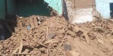 سوهاج.. انهيار جزئي لمنزل بالمراغة