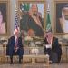 ولي العهد والرئيس الأمريكي بصالة تشريفات المطار.. أحاديث ودية مع القهوة السعودية