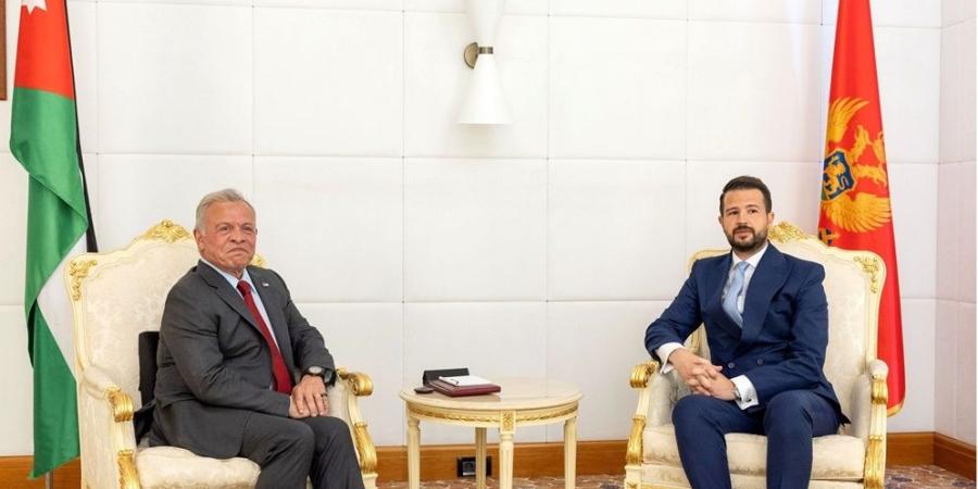 الملك يلتقي رئيس جمهورية مونتينيغرو