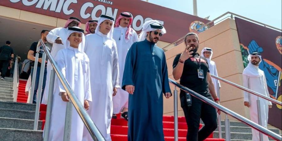 خالد بن حمد يرعى افتتاح معرض البحرين كوميك كون 2025