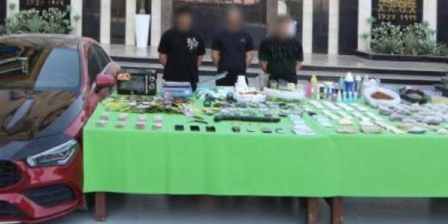 ضبط تشكيل عصابى بالقاهرة بحوزته مواد مخدرة تجاوزت قيمتها 20 مليون جنيه