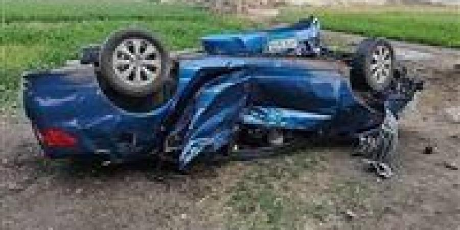 وفاة الزوجة.. تفاصيل إصابة أسرة كاملة في حادث سقوط سيارة من أعلى الدائري