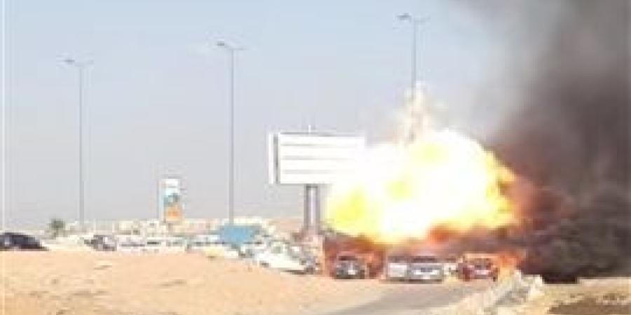 ارتفاع عدد ضحايا حادث خط الغاز بطريق الواحات