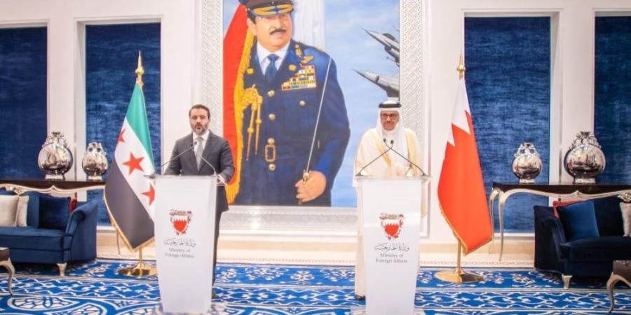 وزير الخارجية ونظيره السوري يعقدان مؤتمرًا صحفيًا بمناسبة زيارة الرئيس السوري للبحرين