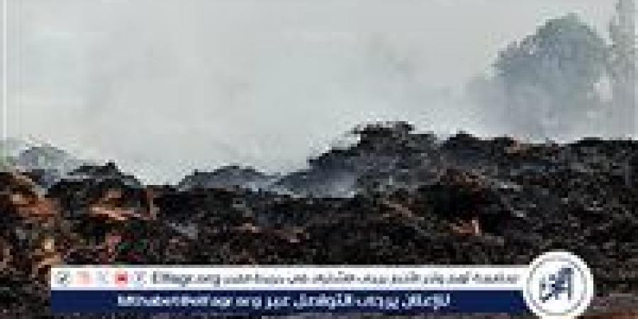 السيطرة على حريق بمخلفات أعلى سطح عمارة بشبرا الخيمة